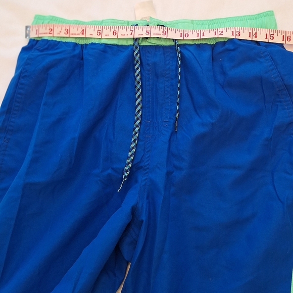Nike Men's Swim Shorts in Blue and Green - Picture 14 of 16